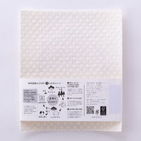 （100%天然素材）スポンジワイプ S 北欧ふきん セルロース 抜群の吸水力 カタカタ はりねずみ 1個 イーオクト