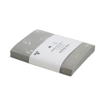 （100%天然素材）MQ スポンジワイプ S 北欧ふきん セルロース 抜群の吸水力 白クマ グレー 1個（10枚入）イーオクト