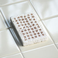 （100%天然素材）ポップアップスポンジ 水でふくらむ キッチンスポンジ 十鶴 コーヒー豆 1個 イーオクト