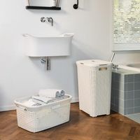 CURVER Style（スタイル） ランドリーバスケット 45L ブラウン 1セット（3個）