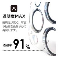 エアージェイ iPhone用 3D全面保護ガラス光沢&カメラレンズガードセット VGPR-P24-SET 1組（直送品）