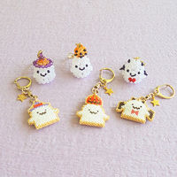 ホビックス HOBBIX ビーズキット ハロウィン仮装おばけ 魔女おばけ BK-133 BK133 1セット(3個)（直送品）