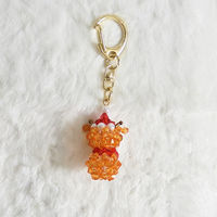 ホビックス HOBBIX ビーズキット コロコロクリスマスキーホルダー トナカイ BK-136 BK136 1セット(3個)（直送品）