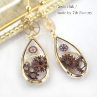 イングカワモト 【レジンクラブ】 レジン用シール レジン材料 歯車(錆) 両面 RC-HAG-101 1セット(3枚)（直送品）