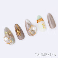 TSUMEKIRA(ツメキラ) ネイルシール effrontee kyokoプロデュース Miss Beaute ゴールド SG-EFK-1（直送品）