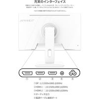 ジャパンネクスト  27インチ ワイドゲーミングモニター(1920x1080/IPS/200Hz) JN-IPS27G200F-W（直送品）