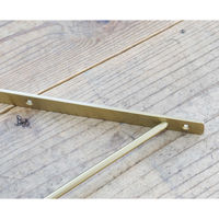 ポッシュリビング ブラケットLL アンティークゴールド W2×D37×H37cm アイアン 63320 1個（直送品）