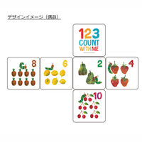 【軒先渡し】コイズミファニテック Hagu あおむしナンバースクッション 1辺300mm HG-HA731 1セット(2個入)（直送品）