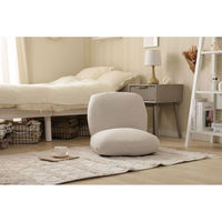 セルタン ふっくら座椅子 ブークレ生地 グレー A363-757GRY 1台（直送品）