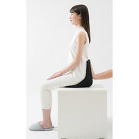 ファミリー・ライフ サポートクッション コシオスプレミアム ブラック a3157010 1セット（2個入）（直送品）