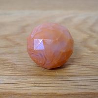 ポッシュリビング ガラスノブ φ3cm×D4cm ガラス/アイアン 22496 1セット(3個)（直送品）