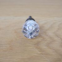 ポッシュリビング ガラスノブ φ2.5cm×D4cm ガラス/アイアン 62548 1個（直送品）