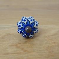 ポッシュリビング セラミックノブ φ3cm×D3cm セラミック/アイアン 30595 1セット(2個)（直送品）