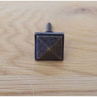 ポッシュリビング アイアンノブ W2.5×D2×H2.5cm 62534 1セット(3個)（直送品）