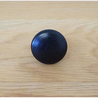 ポッシュリビング アイアンノブ φ3.5cm×D2.5cm キャストアイアン/アイアン 63373 1セット(2個)（直送品）