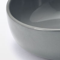 無印良品 磁器 ペット用フードボウル 小 グレー 良品計画