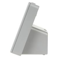 ノア精密 MAG（マグ）デジタル目覚まし時計 ブリム グレー 幅93×奥行52×高さ74mm[デジタル 温度表示 アラームカレンダー] 1個