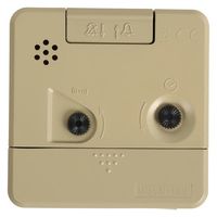 ノア精密 MAG（マグ）電子音目覚まし時計 ミニモク ナチュラル 幅65×奥行40×高さ70mm[ アナログ アラーム] 1個