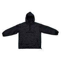 ヤマショウ 撥水防寒ヤッケ あったか胴わた入 胸ポケット付き ブラック LL YBC-007BKLL 1着（直送品）