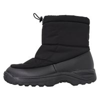 ヤマショウ 撥水ショートブーツ スーノーブーツ 底すべり止め付き 男女兼用 ブラック S YRB-211BKS 1足（直送品）