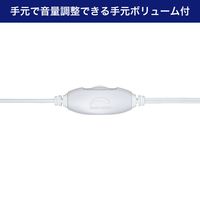朝日電器 オープンイヤホン テレビ3m ホワイト OEP-TV30(WH) 1個（直送品）