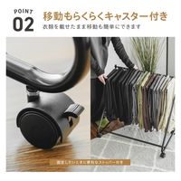 武田コーポレーション スラックスハンガー10本掛け T4-SH10WH 1箱(3個入)（直送品）