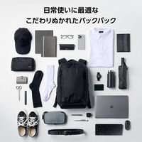 エレコム バックパック MNL CITY PACK 15.6inch 21L ブラック BMーMNLBP01BK 1個