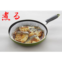 フライパンシート 深型 26cm～ クッキングシート 4つ折タイプ シリコン樹脂加工 10枚入 日本製 1個 アルテム