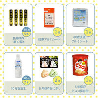 子ども用防災セット パールホワイト 1セット 防災グッズ 子ども 防災リュック 小学生 6-12才対象 非常用持ちだし袋 防災セット（直送品）