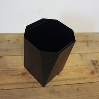 ポッシュリビング ダストボックス オクトS　W12×D12×H17cm マンゴーウッド/アイアン 41321 1個（直送品）