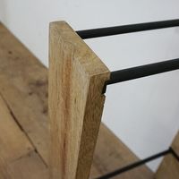 ポッシュリビング アンブレラスタンド W30×D8×H46cm マンゴーウッド/アイアン 41311 1個（直送品）