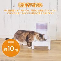 ご飯台 猫/犬 (幅195×奥行365mm以内の 給餌器 給水器 など対応) ブラック PET-ST01BK エレコム 1個（直送品）