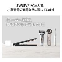 USB充電器 コンセント 5W USB-A ×1 折りたたみプラグ コンパクト ホワイト MPA-ACW01WH エレコム 1個