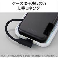 SSD 外付け 250GB iPhone向け ケーブル一体型 USB-C 磁石 黒 ESD-EPB0250GBK エレコム 1個（直送品）
