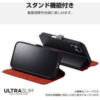 Google Pixel 9 Pro XL ケース レザー 手帳型 超軽量 ブラック PM-P243PLFUBK エレコム 1個（直送品）