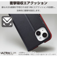 motorola moto g64 5G ケース レザー 手帳型 マグネット ブラック PM-R243PLFUBK エレコム 1個（直送品）