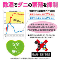 アストロ ドライ&ドライ吸湿防ダニマットシングル2枚組 614-43N 1セット(2枚)（直送品）