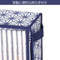 アストロ 新書判サイズ 収納ケース 5枚組 麻の葉柄 822-20 1セット(5枚)（直送品）