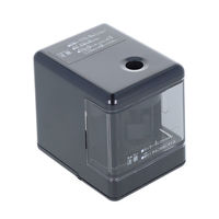 サンスター文具　電池式鉛筆削り器　nomamo　ブラック　S4304721　1個