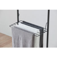 アイリスオーヤマ 折りたたみ物干し3連タイプ　ブラック OTMー150R 　1台