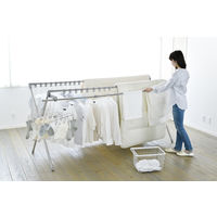 アイリスオーヤマ ふとん干しダブルバー付き　グレー CSPXー230S 　1セット（3台）