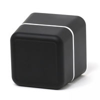 2段スクエアランチボックス ブラック LAKOLE/ラコレ