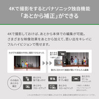 パナソニック 4K デジタルビデオカメラ HC-VX3-W ホワイト 1台