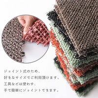 テラモト tidy ShibaRug サンドブラウン MR0060014 1袋(4枚入)（直送品）