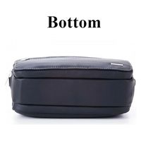 スワン SAXON 牛革ショルダーバッグ 横型 5045 ブラック 1個（直送品）