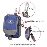 スワン CAPTAIN STAG ミニフラップショルダーバッグ 1308 ネイビー 1個（直送品）