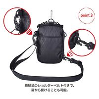 スワン CAPTAIN STAG ショルダーバッグ 1327 ブラック 1個（直送品）