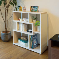 大洋 Shelfit リエール 幅800×奥行301×高さ847mm ブラウン×ホワイト LI 8580R WB&WH 1台（直送品）