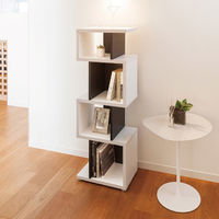 大洋 Shelfit リエール 幅440×奥行301×高さ1242mm ブラウン×ホワイト LI 1245R WB&WH 1台（直送品）