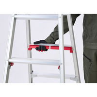 【軒先渡し】長谷川工業　シャガマン　上部操作式伸縮脚はしご兼用脚立 6段 RYR-18a　1台（直送品）